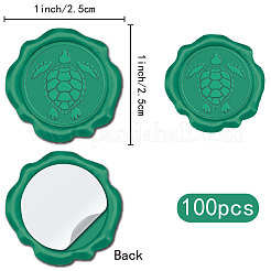 100Pcs Adhesive Wax Seal Stickers&nbsp;DIY-CP0010-54D
