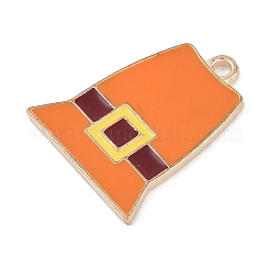 Thanksgiving Day Theme Alloy Enamel Pendants&nbsp;ENAM-D064-03F