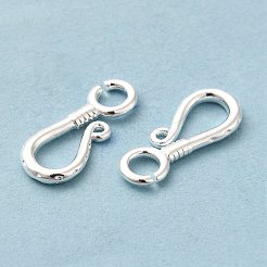 Water Plating Brass Hook Clasps&nbsp;KK-H442-57S