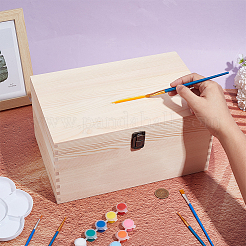 Wood Storage Boxes&nbsp;WOOD-WH0062-50A