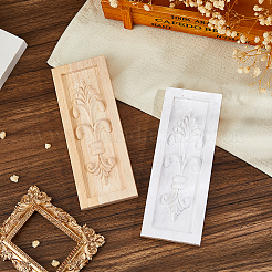 Rubber Wood Carved Onlay Applique&nbsp;AJEW-WH0609-129B