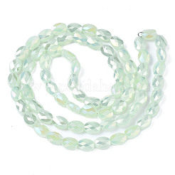 Electroplate Glass Beads Strands&nbsp;X-EGLA-S194-11A-B04