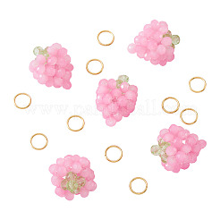 5Pcs Glass Beaded Pendants&nbsp;FIND-TA0009-10