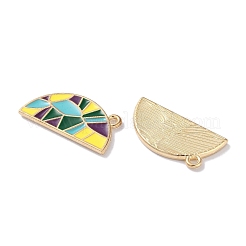 Alloy Enamel Pendants&nbsp;ENAM-O001-11G-G