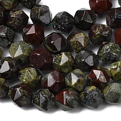 Natural Dragon Blood Beads Strands&nbsp;G-Z119-A17-01