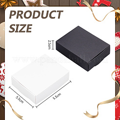 30Pcs 2 Colors Kraft Paper Gift Box&nbsp;CON-DR0001-05