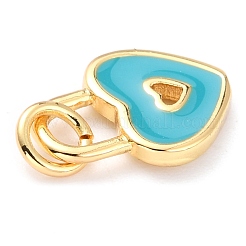 Brass Enamel Pendants&nbsp;KK-M218-11-RS
