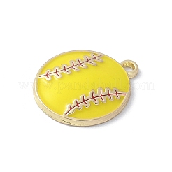 Alloy Enamel Pendants&nbsp;PALLOY-R153-02G-02