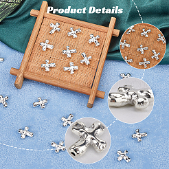 80Pcs Alloy Beads&nbsp;TIBEB-SP0001-14AS