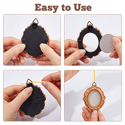 9 Bags 9 Styles Resin Hanging Photo Frame&nbsp;AJEW-DC0003-81
