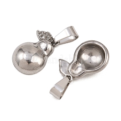 304 Stainless Steel Pendant Rhinestone Settings&nbsp;STAS-B167-25P