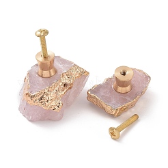 Natural Rose Quartz Drawer Knob&nbsp;CABI-PW0001-141G-03