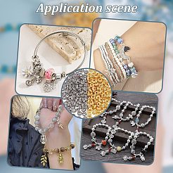 200Pcs 2 Colors Tibetan Style Alloy Beads&nbsp;FIND-AR0004-83