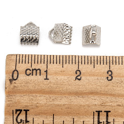 Iron Ribbon Crimp Ends&nbsp;IFIN-ZX025-P