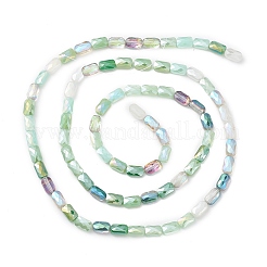 Gradient Color Electroplate Glass Bead Strands&nbsp;X1-GLAA-E042-01D