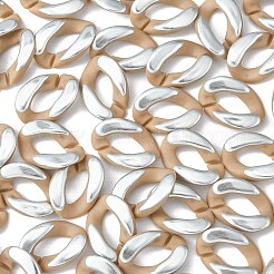 100Pcs Acrylic Linking Rings&nbsp;SACR-CJ0001-35S