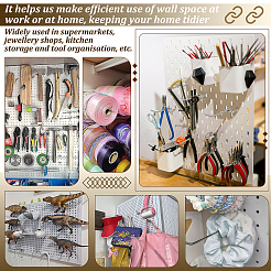 210Pcs 3 Styles Iron Hook Hangers for Pegboard&nbsp;IFIN-DR0001-05