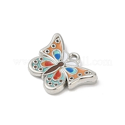 Alloy Enamel Pendants&nbsp;PALLOY-R151-29P