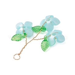 Plastic with Acrylic & Copper Wire Pendants&nbsp;PALLOY-JF03601-02