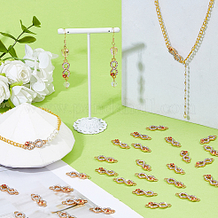50Pcs Alloy Crystal Rhinestone Links/Connectors&nbsp;ALRI-FH0001-24