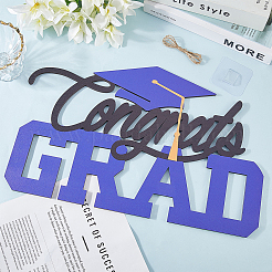Graduation Season Wood Wall Hanging Decor&nbsp;AJEW-WH20006-232B