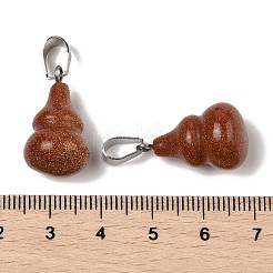 Synthetic Goldstone Pendants&nbsp;G-B127-03P-09