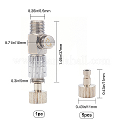 Brass Air Pipe Changers Set&nbsp;KK-WH0034-65P