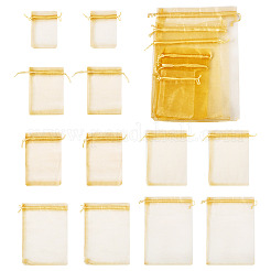 60Pcs 6 Styles Organza Bags Jewellery Storage Pouches Wedding Favour Party Mesh Drawstring Gift&nbsp;OP-TA0001-08