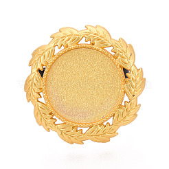Adjustable Alloy & Iron Bezel Cup Ring Base with Rotatable Tray&nbsp;MAK-T012-01G