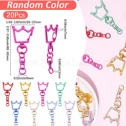 20Pcs Alloy Swivel Clasps&nbsp;FIND-SP0005-16