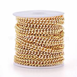 Two Tone Handmade Brass Curb Chains&nbsp;CHC-I035-01G-08