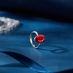 1Pc 925 Sterling Silver Adjustable Ring Components&nbsp;STER-BC0003-97A-P