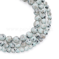 3 Strands 3 Style Natural Sesame Jasper/Kiwi Jasper Beads Strands&nbsp;G-YS0001-05