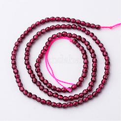 Natural Garnet Bead Strands&nbsp;G-K145-F-3mm-A