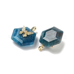 Natural Apatite Faceted Pendants&nbsp;G-P585-01G-08