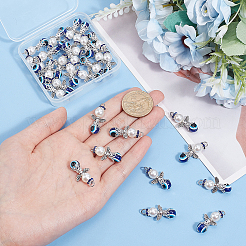 30Pcs Evil Eye Resin Pendants&nbsp;FIND-PH0008-15