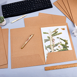 Rectangle Kraft Paper File Pockets&nbsp;AJEW-WH0886-74