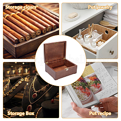 Wood Trinket Storage Boxes&nbsp;CON-WH0107-128