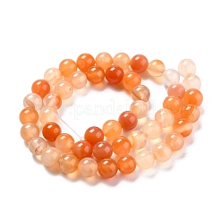 Natural Carnelian Beads Strands&nbsp;G-N0006-8mm-17