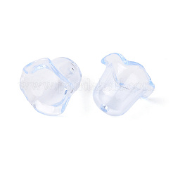 Transparent Acrylic Bead Caps&nbsp;TACR-T028-58C