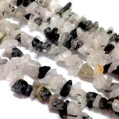 Natural Rutilated Quartz Chips Beads Strands&nbsp;LS-F010