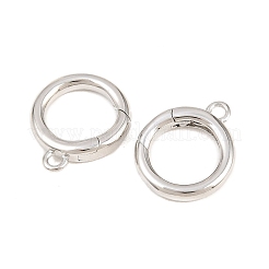 Brass Spring Gate Rings&nbsp;KK-P353-16P