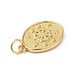 Rack Plating Brass Pendants&nbsp;KK-H431-42G