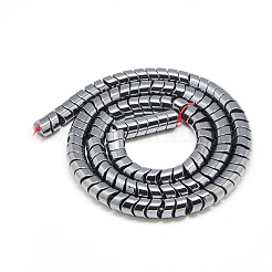 Non-magnetic Synthetic Hematite Beads Strands&nbsp;G-T059-4mm-03