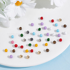 110Pcs 11 Colors Spray Paint Alloy Shank Buttons&nbsp;FIND-GO0002-44