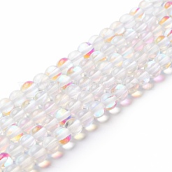 Synthetic Moonstone Beads Strands&nbsp;G-E573-02A-14
