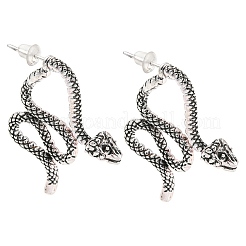 Alloy Front Back Stud Earrings&nbsp;EJEW-B031-03AS