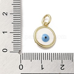 Brass Enamel Charms&nbsp;KK-E092-14G-03