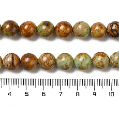 Natural Yellow Chrysocolla Beads Strands&nbsp;G-H298-A07-04