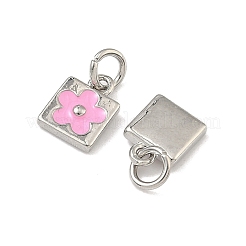 Brass Enamel Pendants&nbsp;KK-B170-04P
